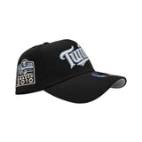 Black Minnesota Twins Curved Brim Gray Bottom 2010 All Star Game Side Patch New Era A-Frame 9Forty Snapback
