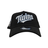 Black Minnesota Twins Curved Brim Gray Bottom 2010 All Star Game Side Patch New Era A-Frame 9Forty Snapback