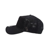 Black Embroidered Mesh New York Mets New Era 9Twenty Strapback