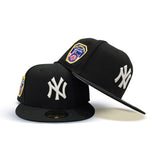 Black New York Yankees Gray Bottom Fire Department City Of New York " FDNY " Side Patch New Era 59FIFTY Fitted