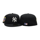 Black New York Yankees Gray Bottom Fire Department City Of New York " FDNY " Side Patch New Era 59FIFTY Fitted