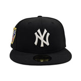 Black New York Yankees Gray Bottom Fire Department City Of New York " FDNY " Side Patch New Era 59FIFTY Fitted