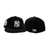 Black Velvet New York Yankees Gray Bottom 1999 World Series Side Patch New Era 59Fifty Fitted