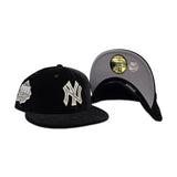 Black Velvet New York Yankees Gray Bottom 1999 World Series Side Patch New Era 59Fifty Fitted