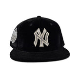 Black Velvet New York Yankees Gray Bottom 1999 World Series Side Patch New Era 59Fifty Fitted