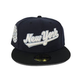 Navy Blue New York Mets Black Visor Gray Bottom 1942 All Star Game New Era 59Fifty Fitted