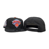 Black New York Knicks Gray Bottom 2x Champions Side Patch New Era 9Fifty Snapback