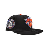Black New York Knicks Gray Bottom 2x Champions Side Patch New Era 9Fifty Snapback
