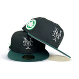 Black New York Mets Dark Green Visor Gray Bottom NYC Park Side Patch New Era 59Fifty Fitted