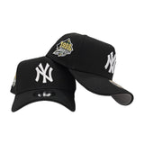 Black New York Yankees Curved Brim Gray Bottom 1999 World Series Side Patch New Era 9Forty Snapback