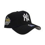 Black New York Yankees Curved Brim Gray Bottom 1999 World Series Side Patch New Era 9Forty Snapback