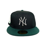 Black New York Yankees Dark Green Visor Gray Bottom NYC Park Side Patch New Era 59Fifty Fitted