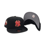 Black New York Yankees Gray Bottom 1999 World Series Side Patch New Era 9Fifty Snapback