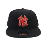 Black New York Yankees Gray Bottom 1999 World Series Side Patch New Era 9Fifty Snapback