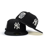 Black New York Yankees Gray Bottom 2000 Subway Series Side Patch New Era 59Fifty Fitted