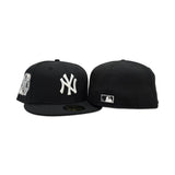 Black New York Yankees Gray Bottom 2000 Subway Series Side Patch New Era 59Fifty Fitted