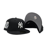 Black New York Yankees Gray Bottom 2000 Subway Series Side Patch New Era 59Fifty Fitted