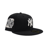 Black New York Yankees Gray Bottom 2000 Subway Series Side Patch New Era 59Fifty Fitted