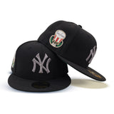 Black New York Yankees Green Bottom 1952 World Series Side Patch New Era 59Fifty Fitted