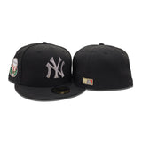 Black New York Yankees Green Bottom 1952 World Series Side Patch New Era 59Fifty Fitted