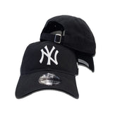 Black New York Yankees New Era 9Twenty Strapback