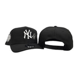 Black New York Yankees Rose Curved Brim Gray Bottom 1999 World Series Side Patch New Era 9Fifty Snapback