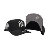 Black New York Yankees Rose Curved Brim Gray Bottom 1999 World Series Side Patch New Era 9Fifty Snapback