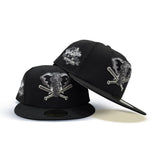 Black Oakland Athletics Gray Bottom 1989 World Series Battle of The Bay Side Patch New Era 59Fifty Fitted