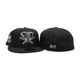 Black Oakland Athletics Gray Bottom 1989 World Series Battle of The Bay Side Patch New Era 59Fifty Fitted