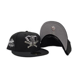 Black Oakland Athletics Gray Bottom 1989 World Series Battle of The Bay Side Patch New Era 59Fifty Fitted