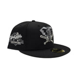 Black Oakland Athletics Gray Bottom 1989 World Series Battle of The Bay Side Patch New Era 59Fifty Fitted