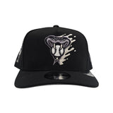 Black Paint Splash Arizona Diamondbacks Curved Brim Gray Bottom 1998 Inaugural Side Patch New Era 9Forty A-Frame Snapback