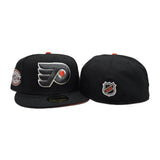 Black Philadelphia Flyers Orange Bottom 1992 All Star Game Side Patch New Era 59Fifty Fitted