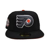 Black Philadelphia Flyers Orange Bottom 1992 All Star Game Side Patch New Era 59Fifty Fitted