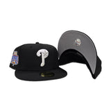 Black Philadelphia Phillies Gray Bottom 1996 All Star Game Side Patch New Era 59Fifty Fitted