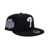 Black Philadelphia Phillies Gray Bottom 1996 All Star Game Side Patch New Era 59Fifty Fitted