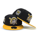 Black Pittsburgh Pirates Yellow Visor Gray Bottom 1994 All Star Game Side Patch New Era 9Fifty Snapback