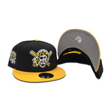 Black Pittsburgh Pirates Yellow Visor Gray Bottom 1994 All Star Game Side Patch New Era 9Fifty Snapback