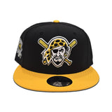 Black Pittsburgh Pirates Yellow Visor Gray Bottom 1994 All Star Game Side Patch New Era 9Fifty Snapback