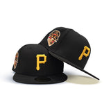 Black Pittsburgh Pirates Gray Bottom 1959 All Star Game Side Patch White Band New Era 59Fifty Fitted