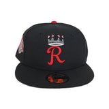 Black Kansas City Royals Gray Bottom 50th Anniversary Side Patch New Era 59Fifty Fitted