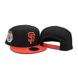 Black San Francisco Giants Orange Visor Gray Bottom 1984 All Star Game Side Patch New Era 9Fifty Snapback