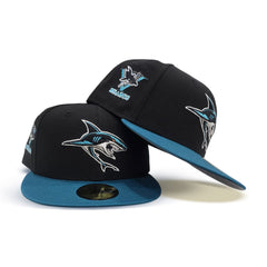 Black-San-Jose-Sharks-Fitted-