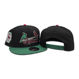 Black St. Louis Cardinals Kelly Green Visor Gray Bottom 1931 World Series Side Patch New Era 9Fifty Snapback