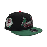 Black St. Louis Cardinals Kelly Green Visor Gray Bottom 1931 World Series Side Patch New Era 9Fifty Snapback