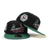 Black St. Louis Cardinals Kelly Green Visor Gray Bottom 1931 World Series Side Patch New Era 9Fifty Snapback