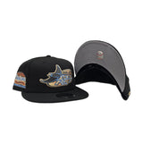 Black Tampa Bay Rays Gray Bottom Tropicana Field Side Patch New Era 9Fifty Snapback
