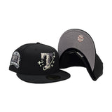 Black Texas Rangers Gray Bottom 1994-2019 Final Season Side Patch New Era 59Fifty Fitted