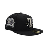 Black Texas Rangers Gray Bottom 1994-2019 Final Season Side Patch New Era 59Fifty Fitted