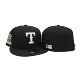 Black Texas Rangers Gray Bottom 2023 World Series Champions Side Patch New Era 59Fifty Fitted